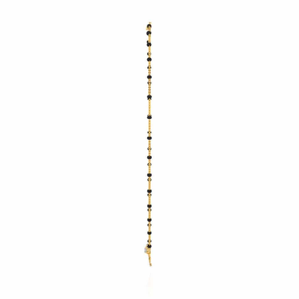 Komal Silver Mangalsutra - Yellow Gold - Image 4