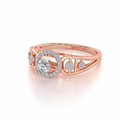 Kritsh Solitaire Ring - Rose Gold - Image 2