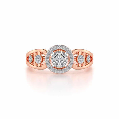 Kritsh Solitaire Ring - Rose Gold - Image 4