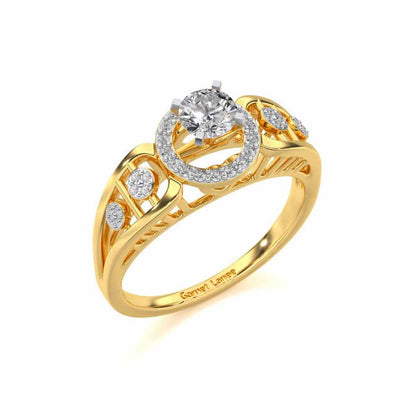 Kritsh Solitaire Ring - Yellow Gold - Image 1