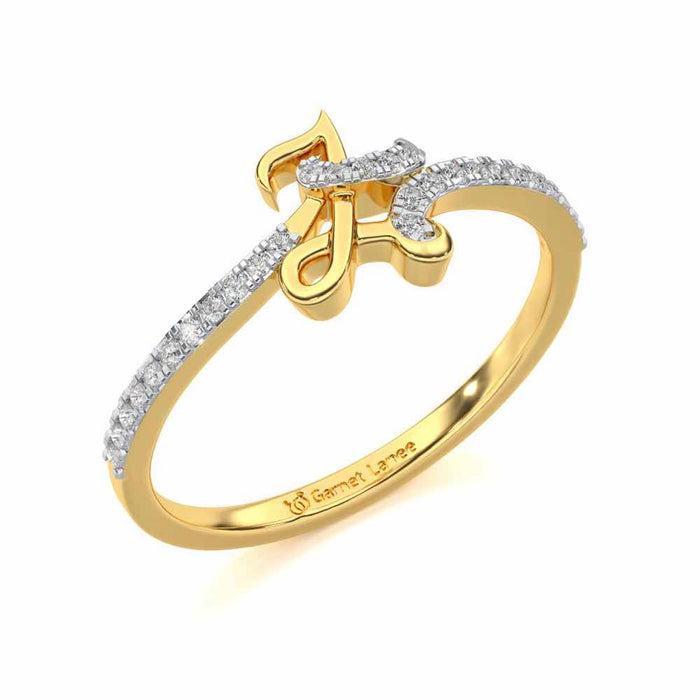 L-Love Silver Ring - Yellow Gold - Image 1