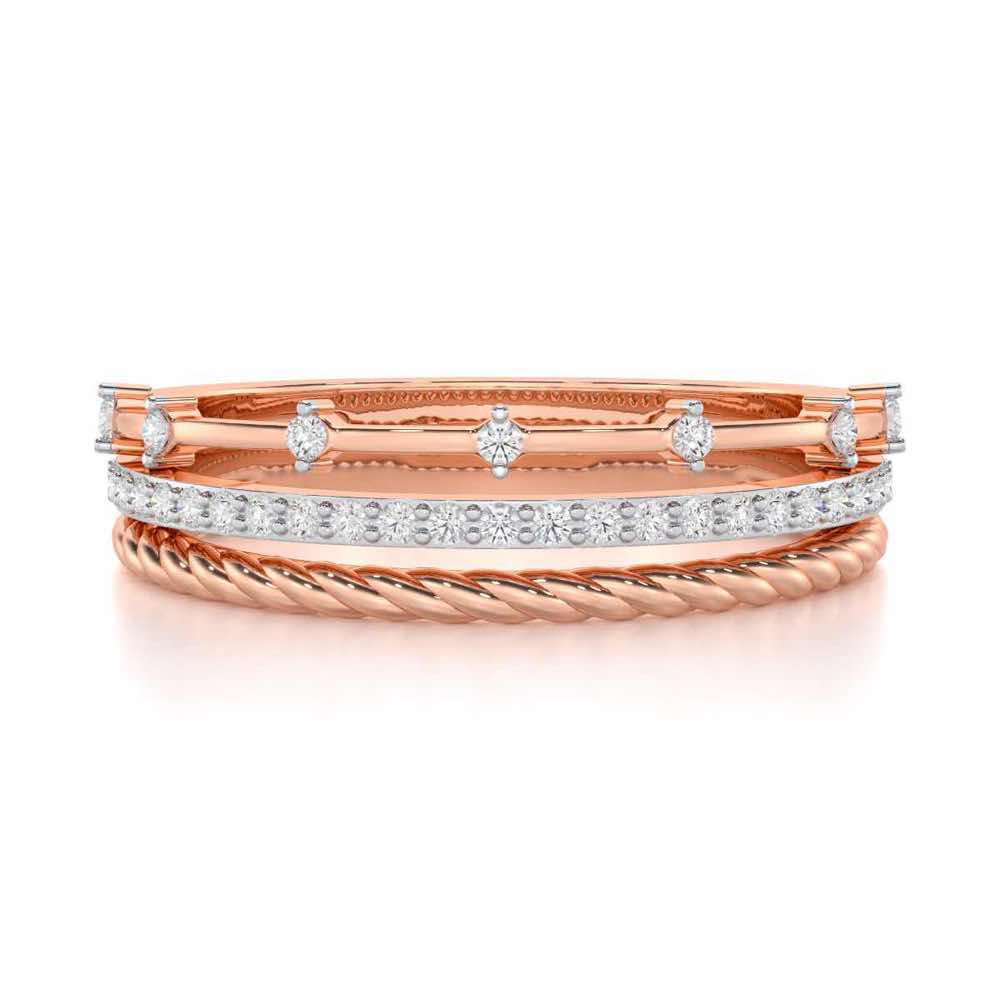 La-vish Silver Ring - Rose Gold - Image 4