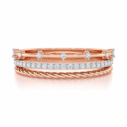 La-vish Silver Ring - Rose Gold - Image 4
