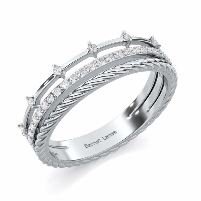 La-vish Silver Ring - White Gold - Image 1