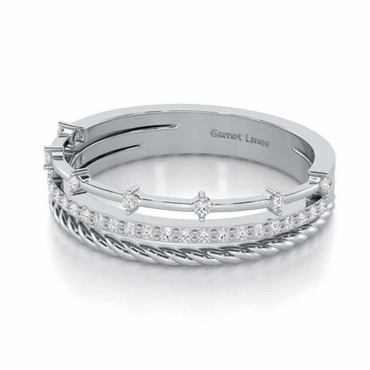 La-vish Silver Ring - White Gold - Image 2
