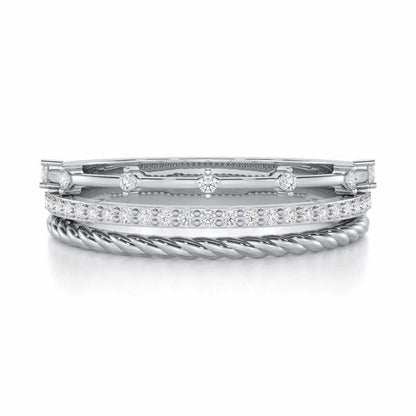 La-vish Silver Ring - White Gold - Image 4