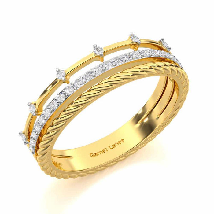 La-vish Silver Ring - Yellow Gold - Image 1