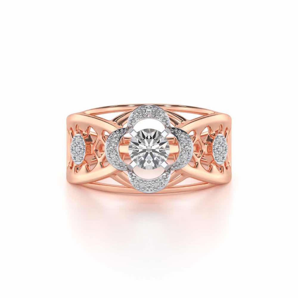 Lalita Solitaire Ring - Rose Gold - Image 4