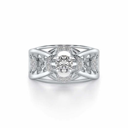 Lalita Solitaire Ring - White Gold - Image 4