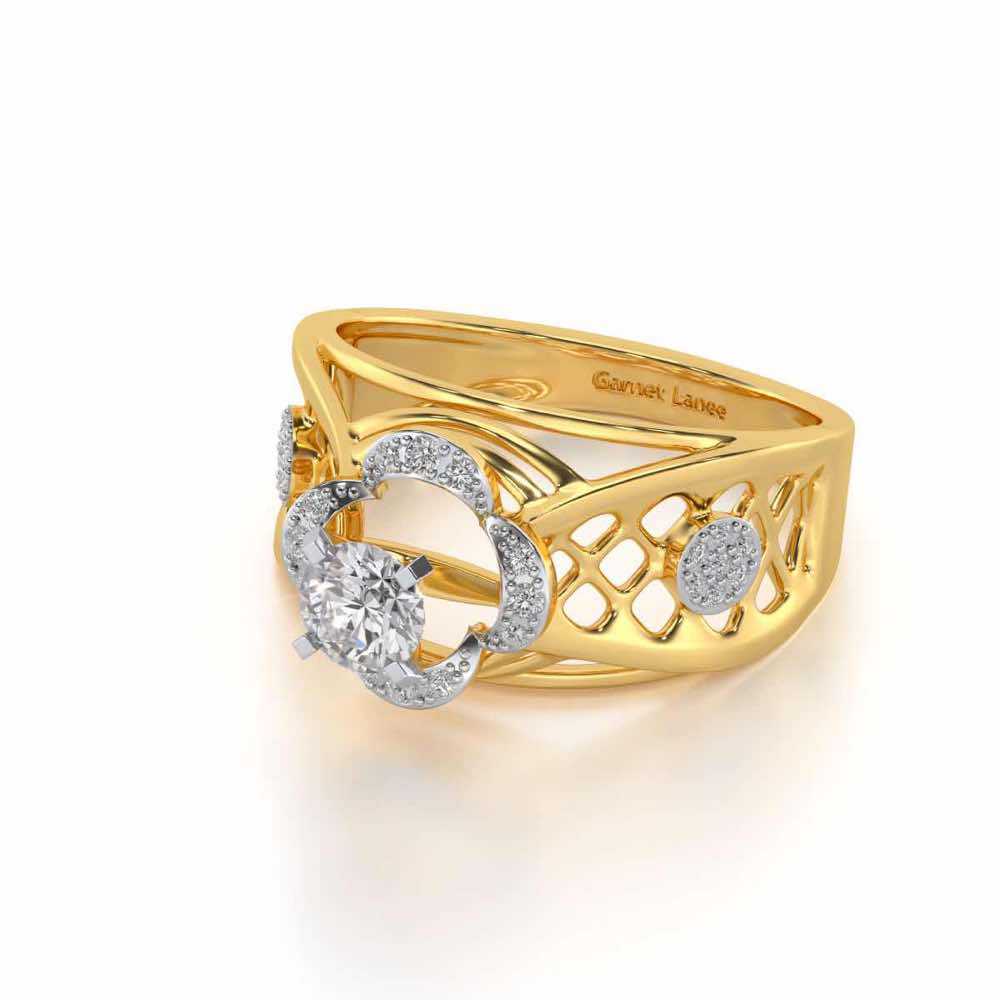Lalita Solitaire Ring - Yellow Gold - Image 2