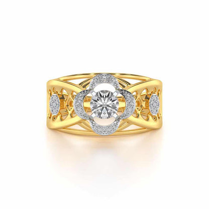 Lalita Solitaire Ring - Yellow Gold - Image 4