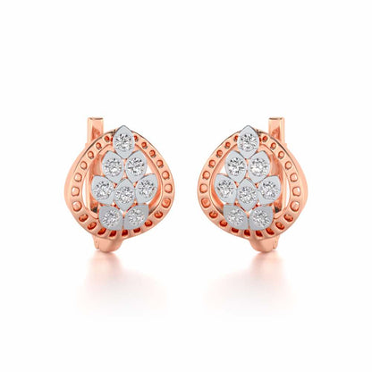 Lavish Leaves Silver Bali - Rose Gold - Image 1