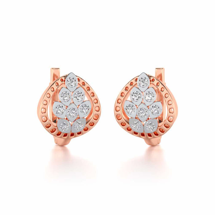 Lavish Leaves Silver Bali - Rose Gold - Image 1