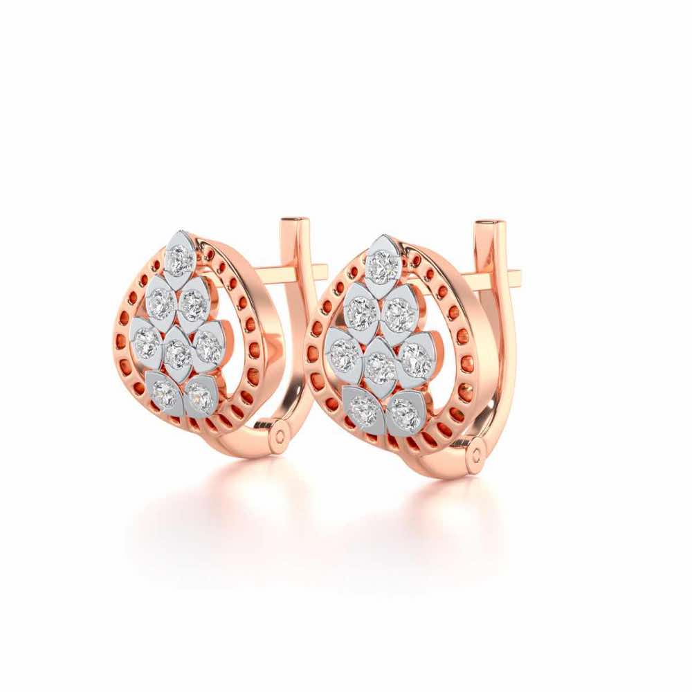 Lavish Leaves Silver Bali - Rose Gold - Image 3