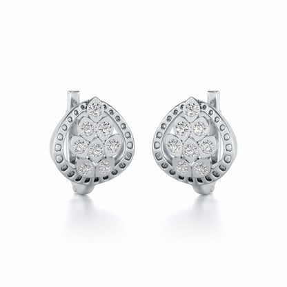 Lavish Leaves Silver Bali - White Gold - Image 1