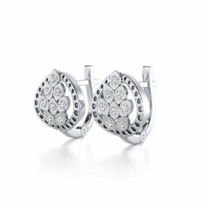 Lavish Leaves Silver Bali - White Gold - Image 3