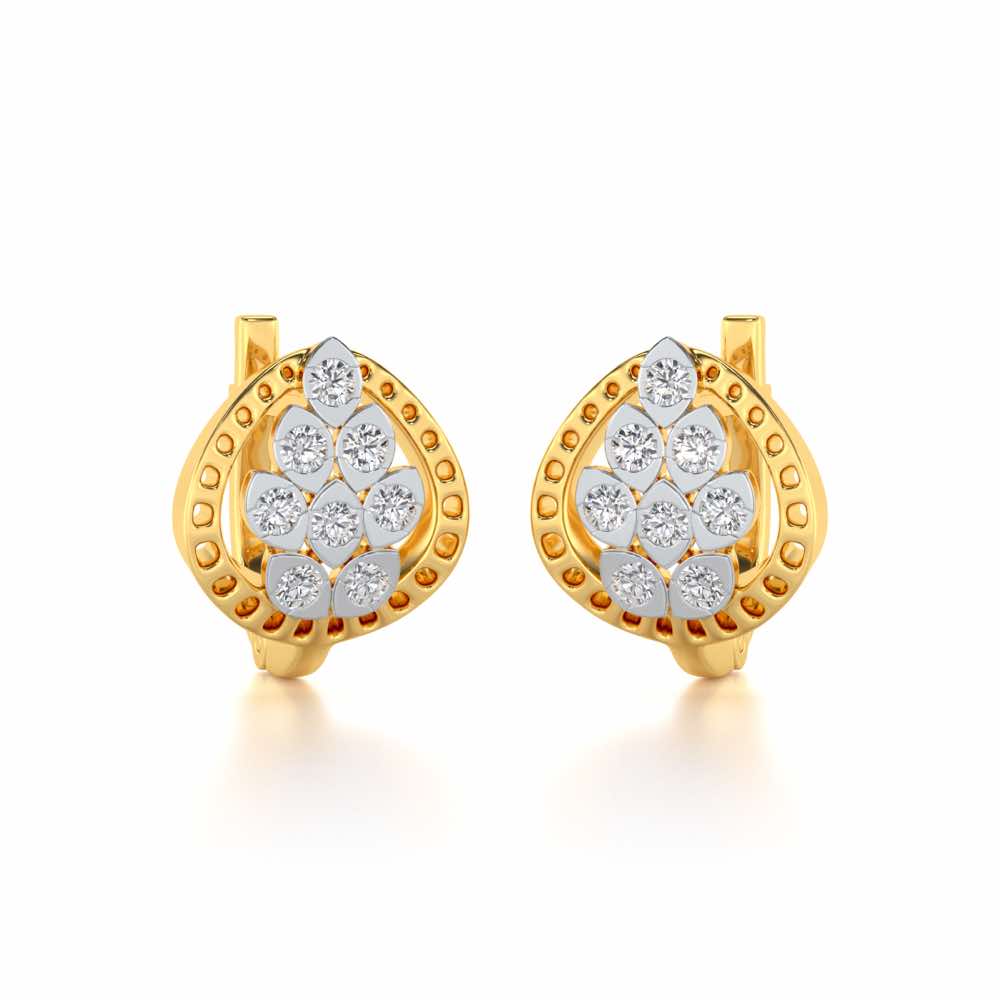 Lavish Leaves Silver Bali - Yellow Gold - Image 1