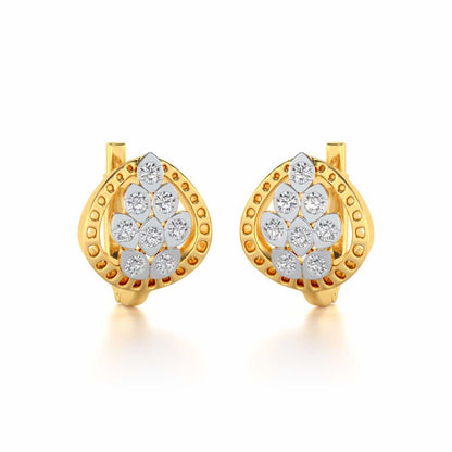 Lavish Leaves Silver Bali - Yellow Gold - Image 1