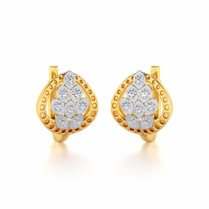 Lavish Leaves Silver Bali - Yellow Gold - Image 1