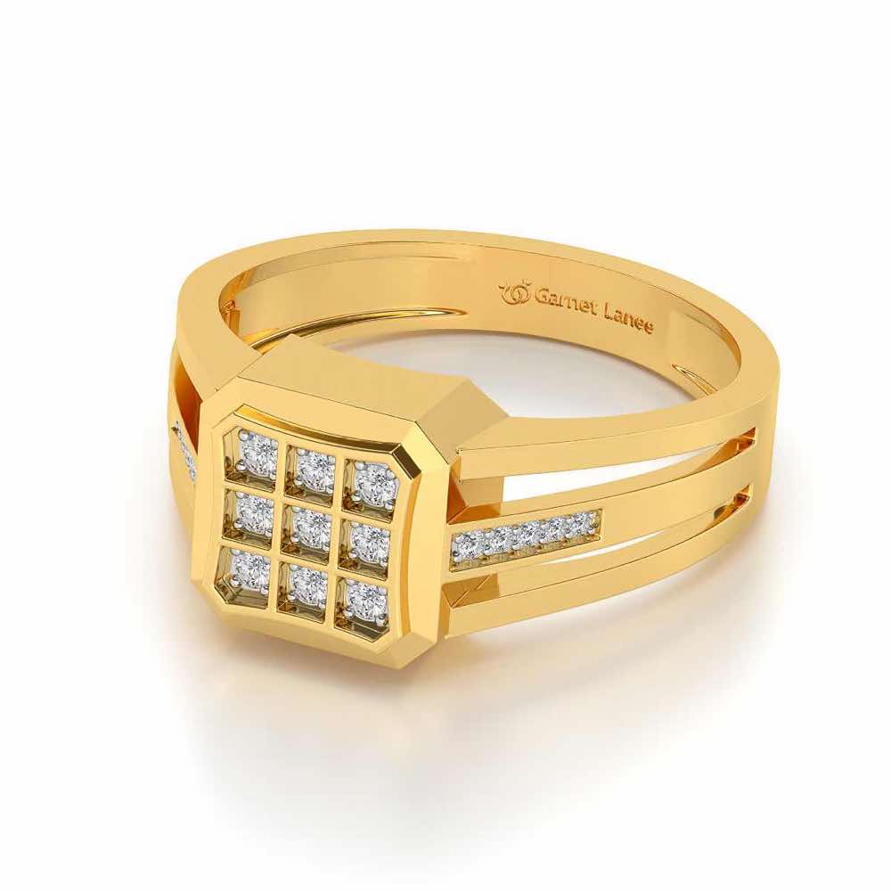 Lavish Ring For Men - Yellow Gold - Image 2