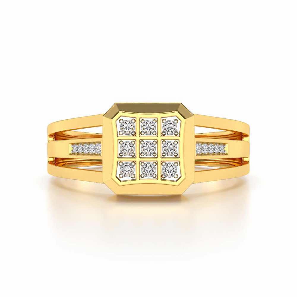 Lavish Ring For Men - Yellow Gold - Image 4