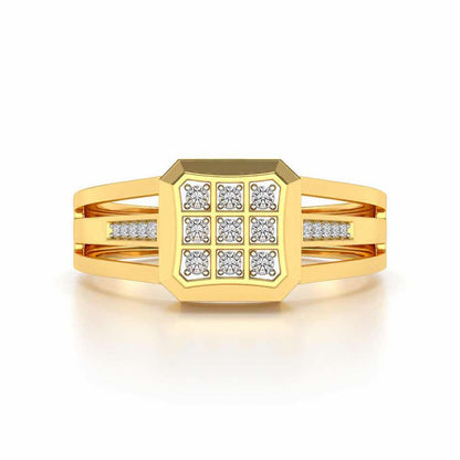 Lavish Ring For Men - Yellow Gold - Image 4