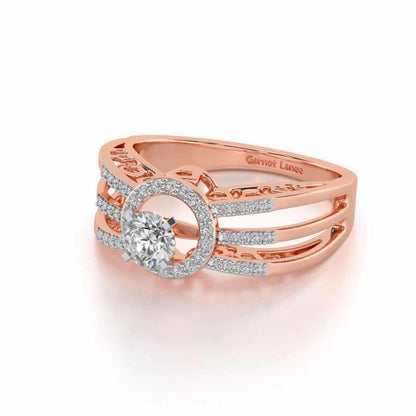 Layan Solitaire Ring - Rose Gold - Image 2
