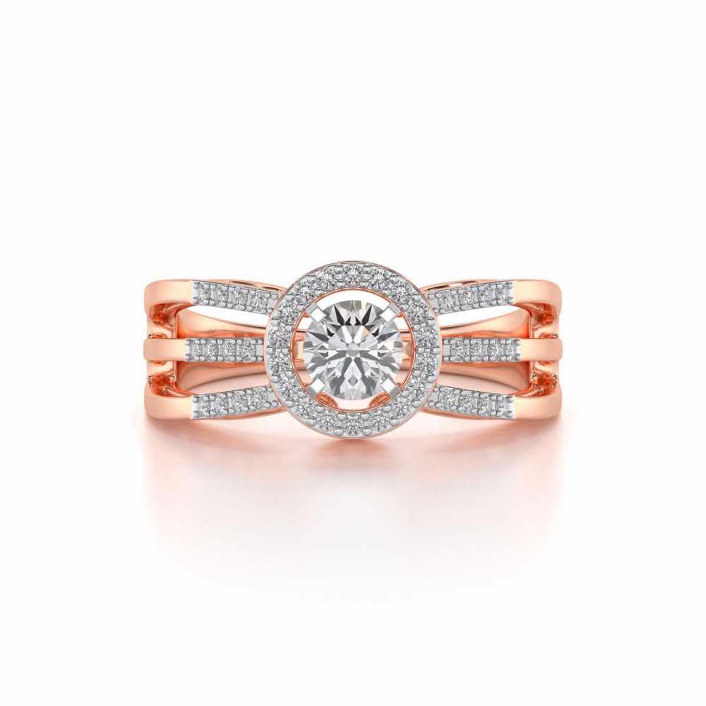 Layan Solitaire Ring - Rose Gold - Image 4