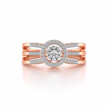 Layan Solitaire Ring - Rose Gold - Image 4