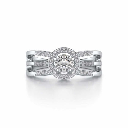 Layan Solitaire Ring - White Gold - Image 4