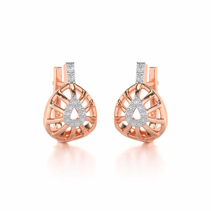 Leaf Amulet Silver Bali - Rose Gold - Image 1