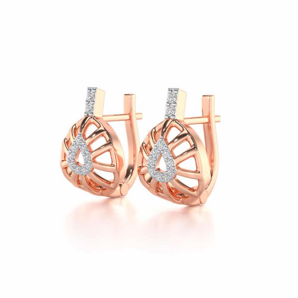 Leaf Amulet Silver Bali - Rose Gold - Image 3