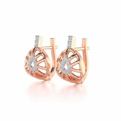 Leaf Amulet Silver Bali - Rose Gold - Image 3