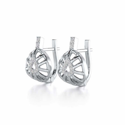 Leaf Amulet Silver Bali - White Gold - Image 3