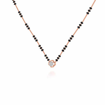 Leela Silver Mangalsutra - Rose Gold - Image 2