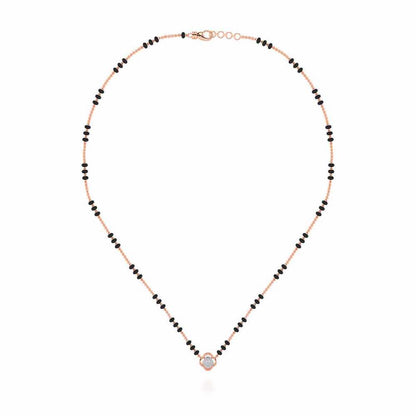 Leela Silver Mangalsutra - Rose Gold - Image 3