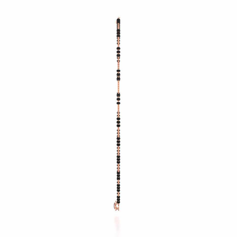 Leela Silver Mangalsutra - Rose Gold - Image 4