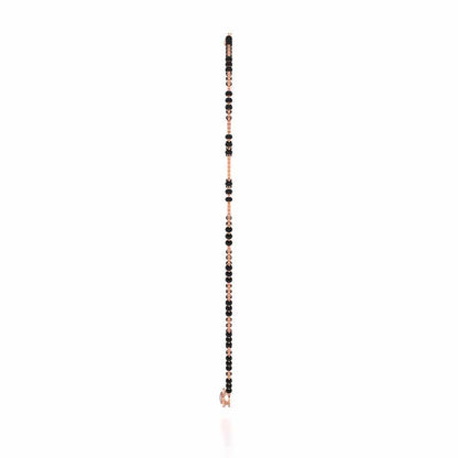 Leela Silver Mangalsutra - Rose Gold - Image 4