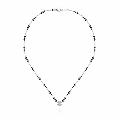 Leela Silver Mangalsutra - White Gold - Image 3