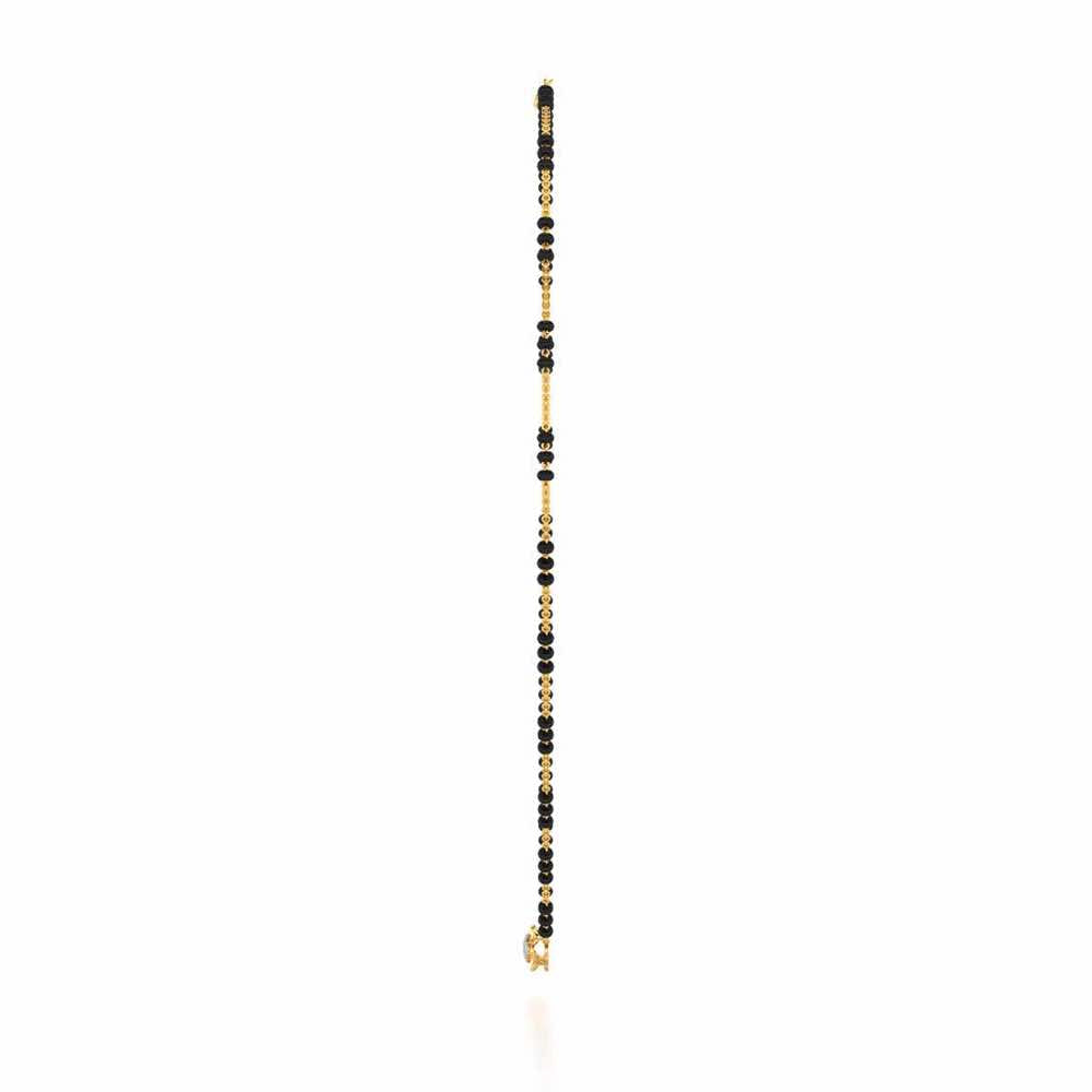 Leela Silver Mangalsutra - Yellow Gold - Image 4