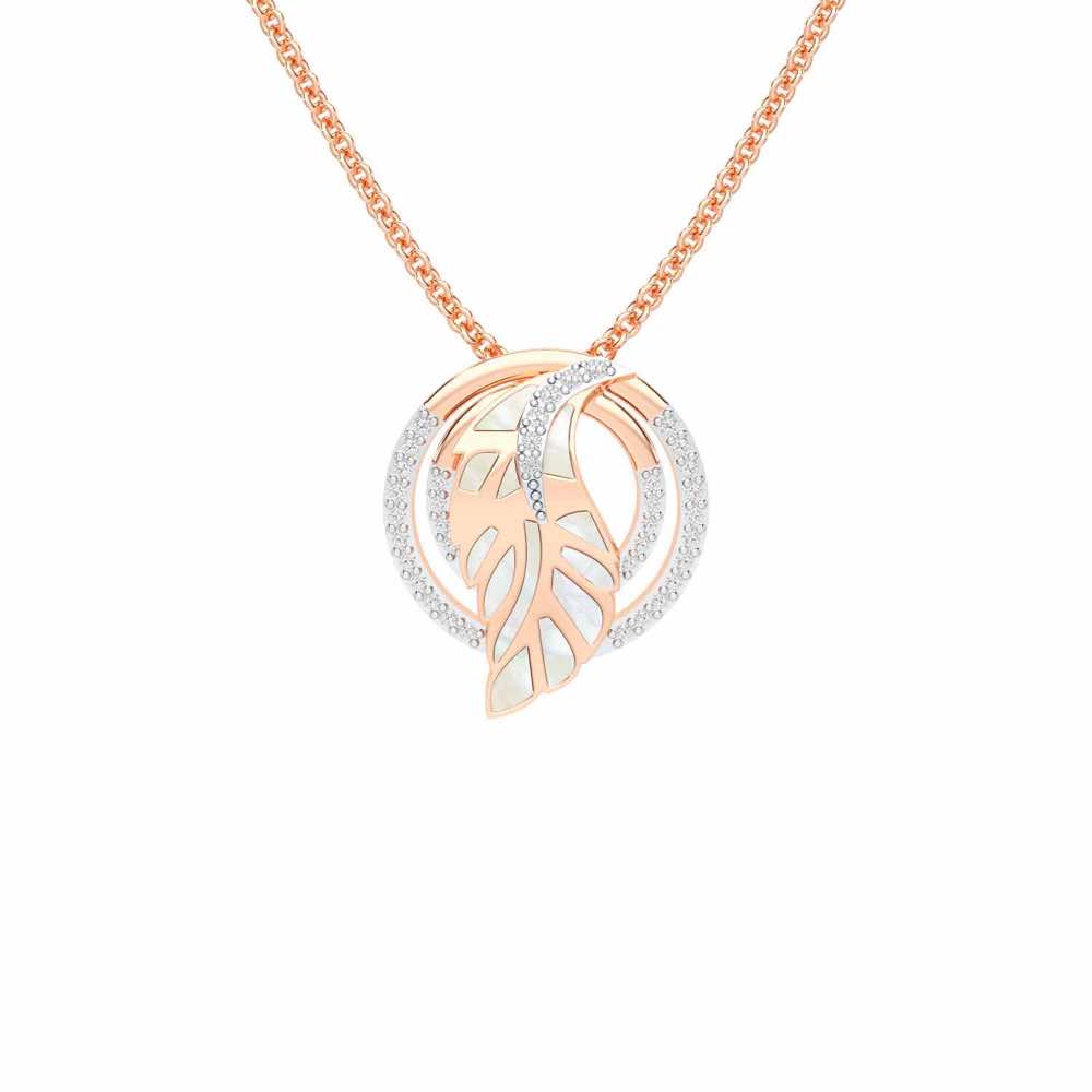 Legacy Shine Silver Pendant - Rose Gold - Image 1
