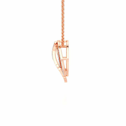 Legacy Shine Silver Pendant - Rose Gold - Image 4