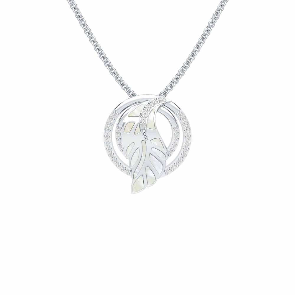 Legacy Shine Silver Pendant - White Gold - Image 1