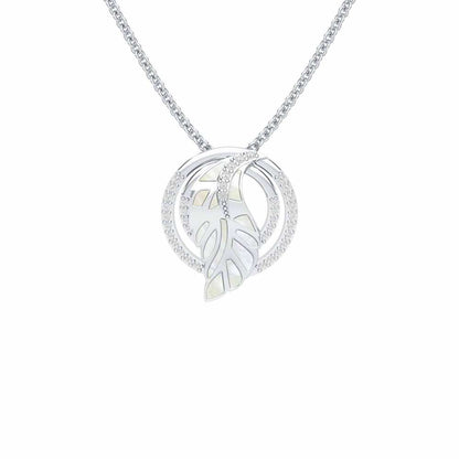 Legacy Shine Silver Pendant - White Gold - Image 1