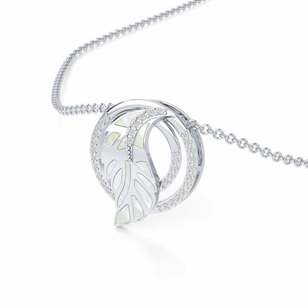 Legacy Shine Silver Pendant - White Gold - Image 2