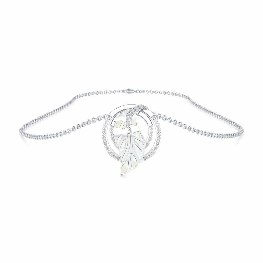 Legacy Shine Silver Pendant - White Gold - Image 3