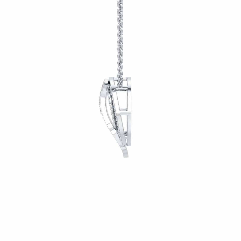 Legacy Shine Silver Pendant - White Gold - Image 4