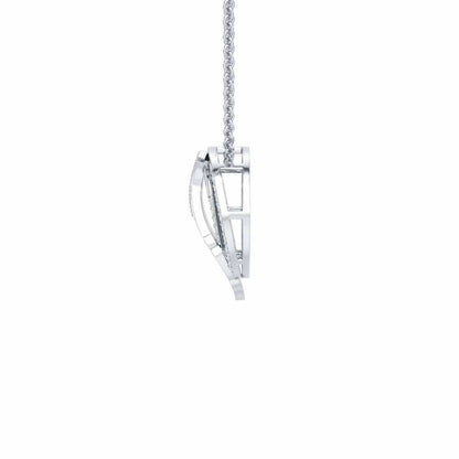 Legacy Shine Silver Pendant - White Gold - Image 4