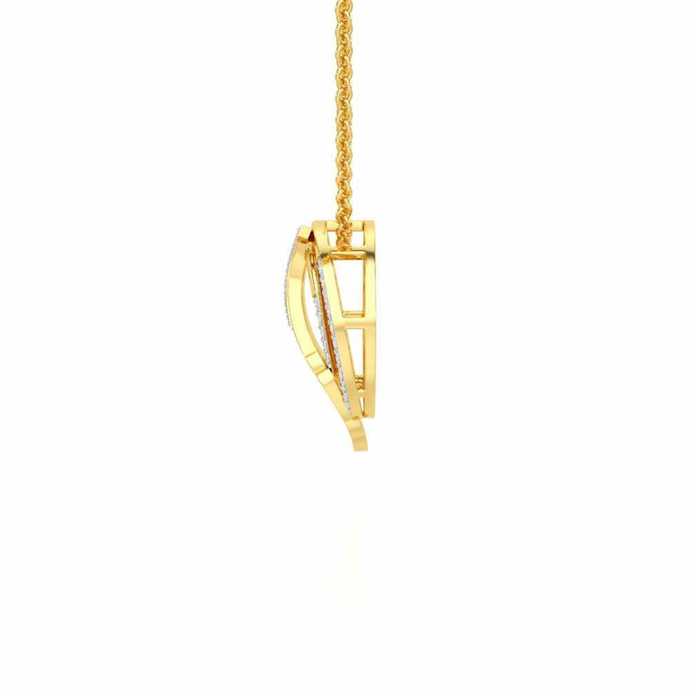 Legacy Shine Silver Pendant - Yellow Gold - Image 4
