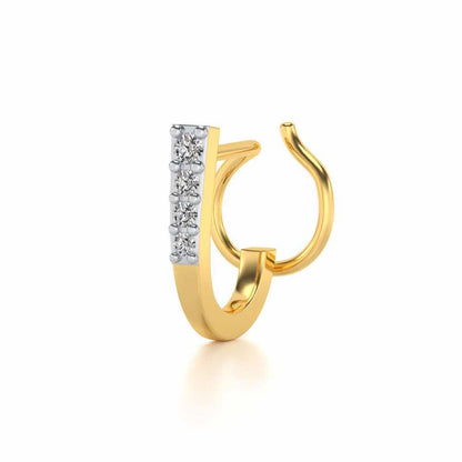 Lintang Silver Nosepin - Yellow Gold - Image 1